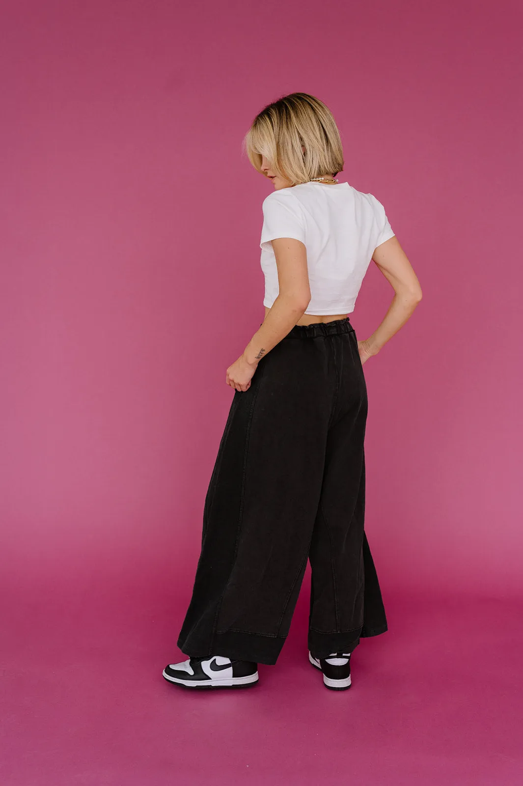 Loving Is Easy Lounge Pant// Black *RESTOCKED*