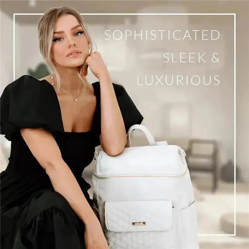 Luli Bebe - Mochila Monaco Fraldas, Ébano-Preto 