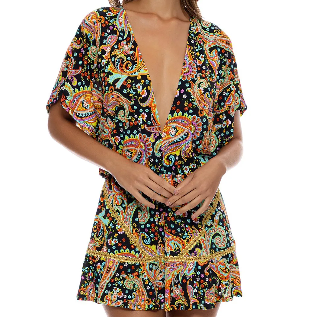 LULI GYPSY - Playera Ruffle Dress