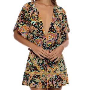 LULI GYPSY - Playera Ruffle Dress