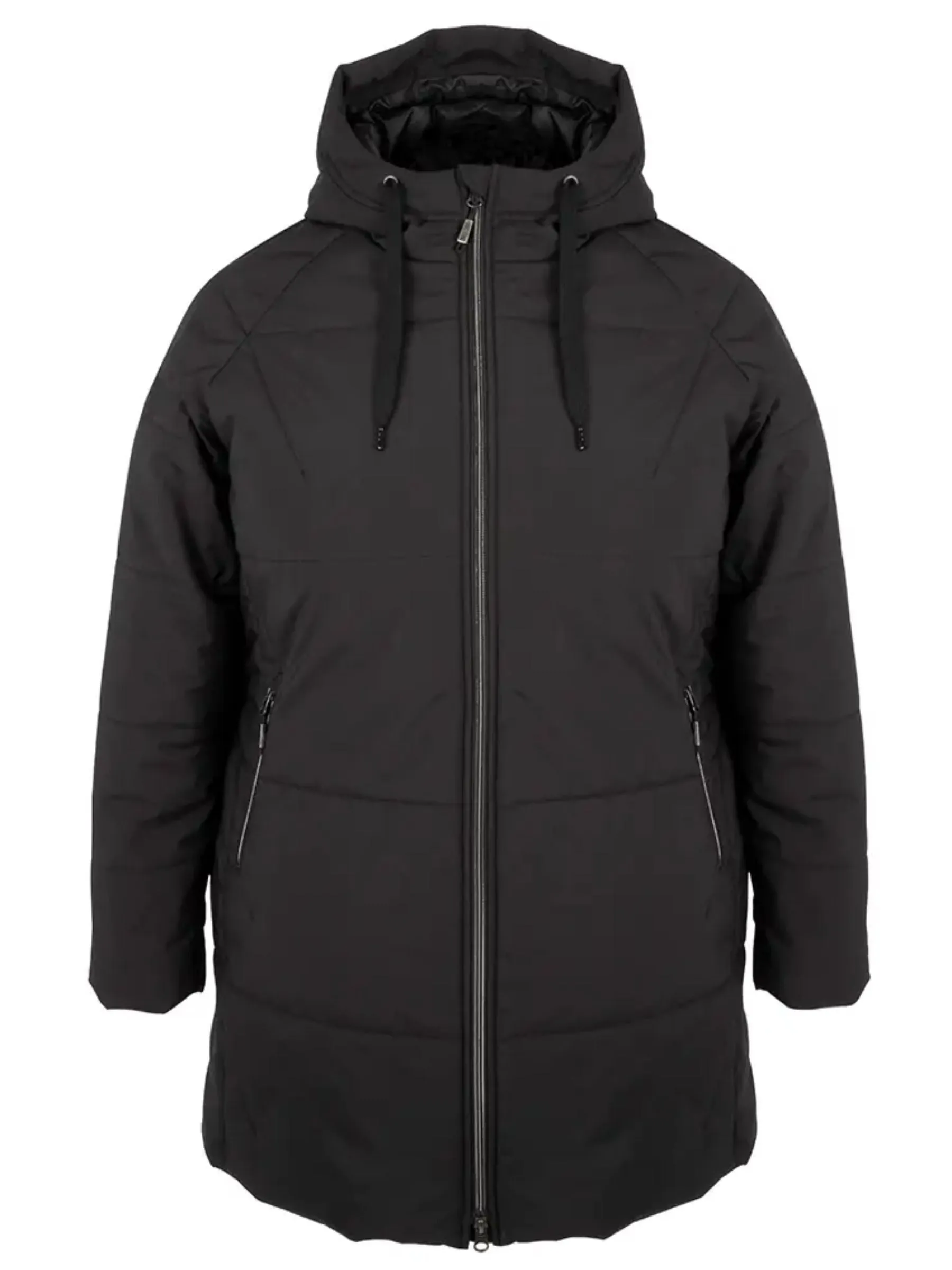 Manteau d'hiver Sporty Plus Taille Plus - Noir
