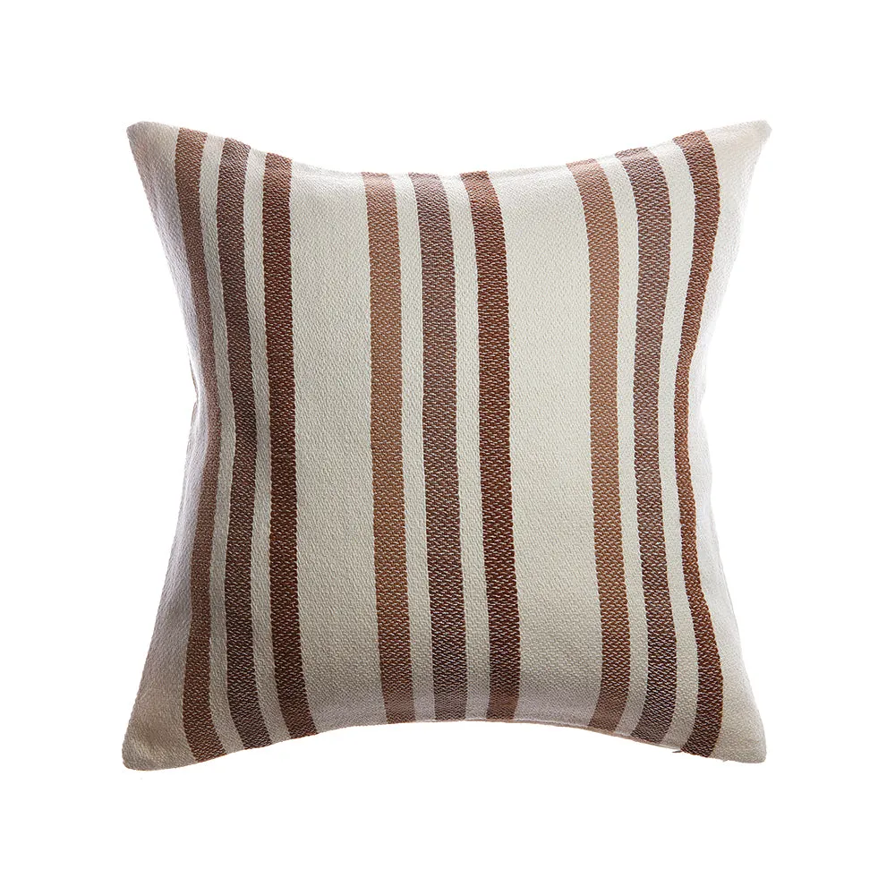 Marlene Square Wool Pillow - Brownie