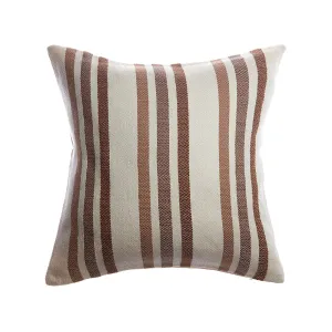 Marlene Square Wool Pillow - Brownie