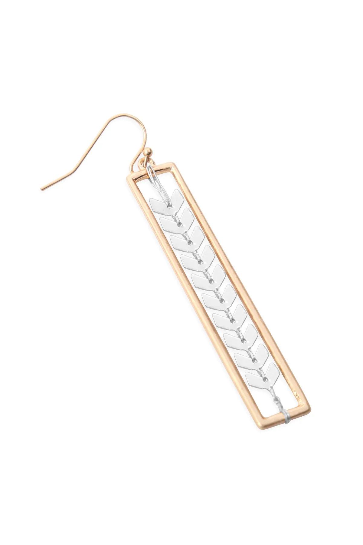 ME10280 - ARROWHEAD CHAIN EARRINGS