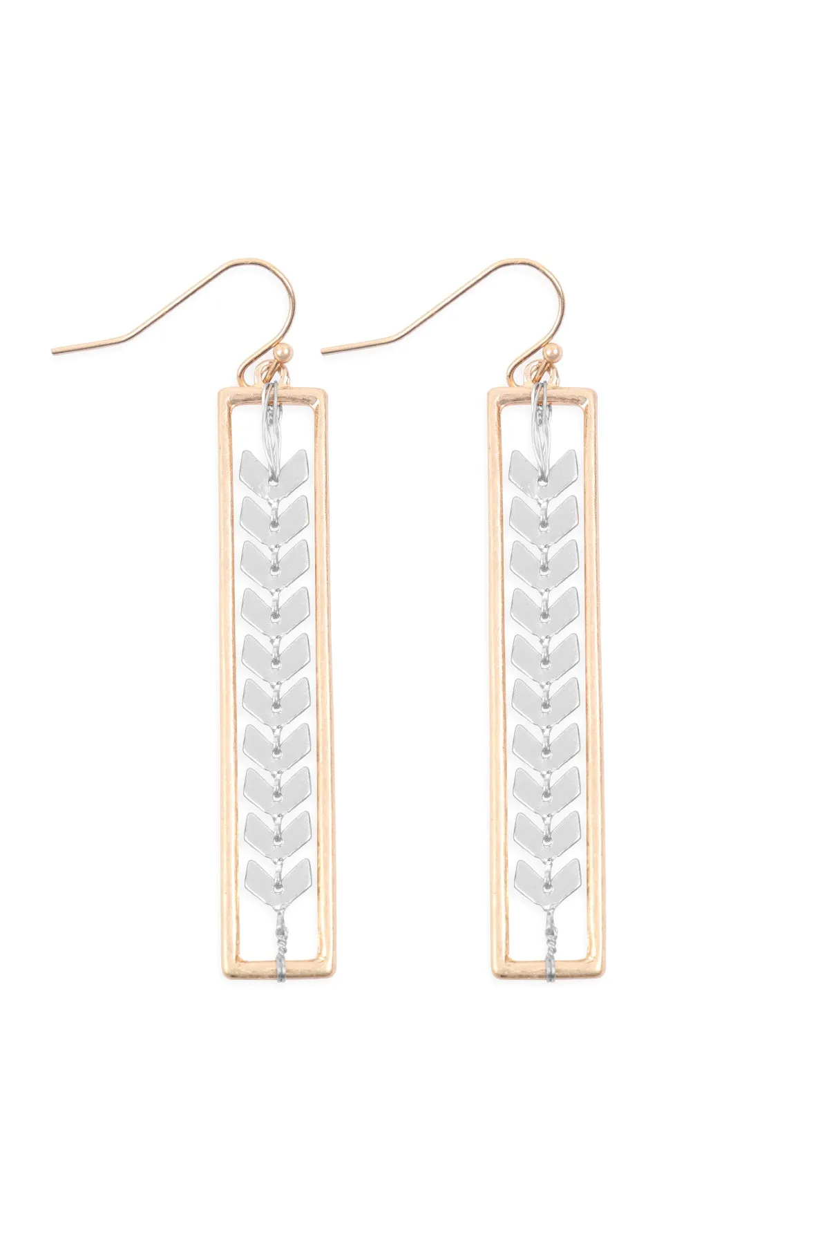 ME10280 - ARROWHEAD CHAIN EARRINGS