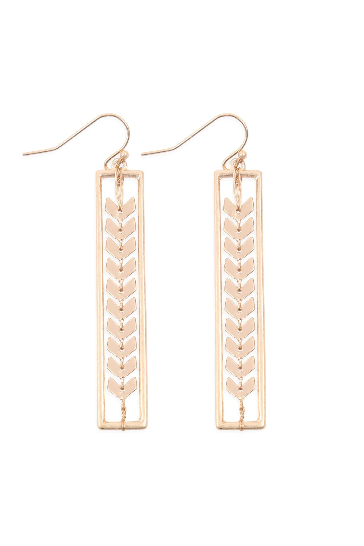 ME10280 - ARROWHEAD CHAIN EARRINGS