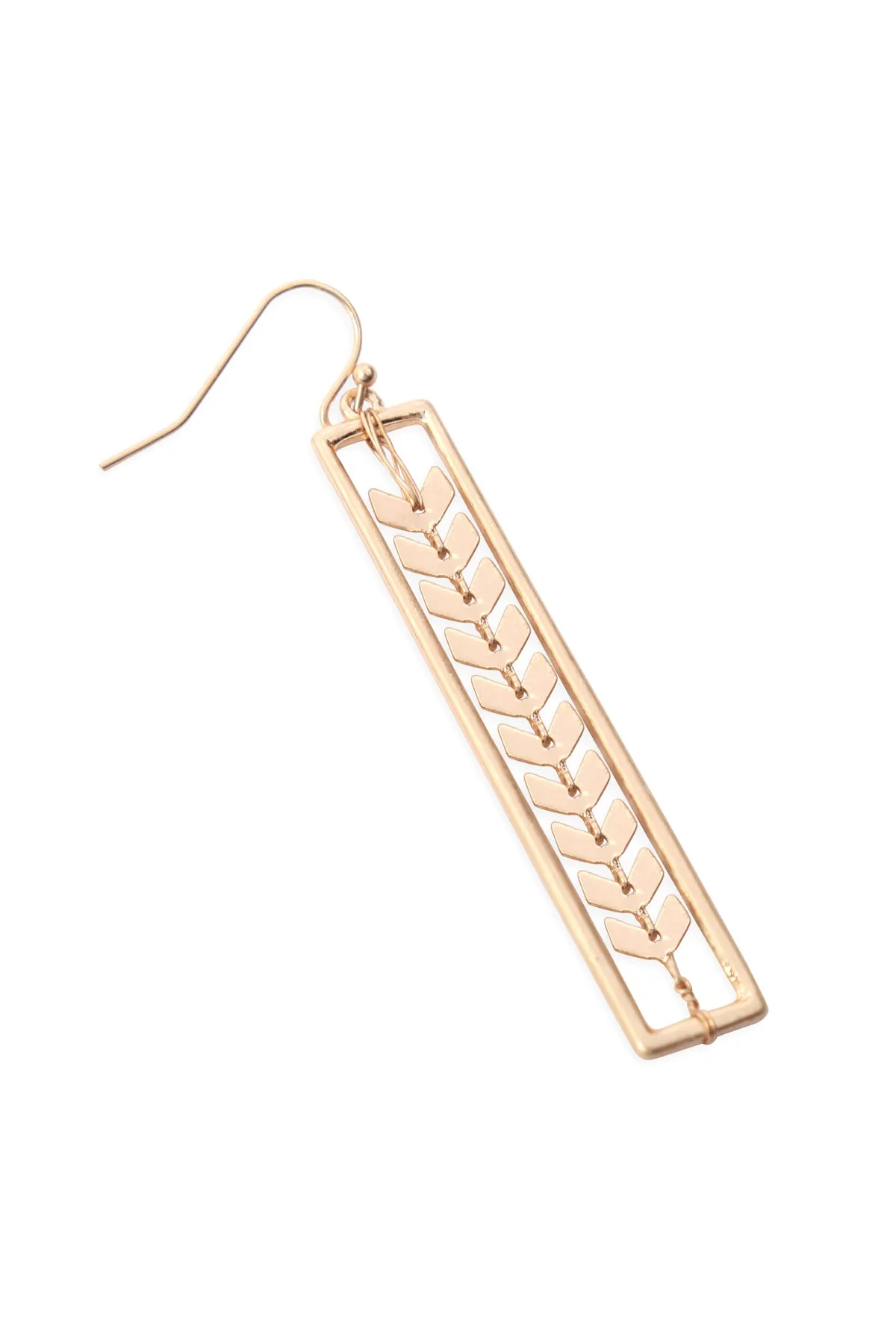 ME10280 - ARROWHEAD CHAIN EARRINGS