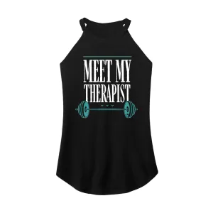 Meet my therapist Rocker Tank Top