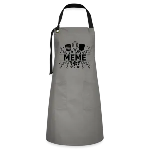 Meme Artisan Apron - Gray