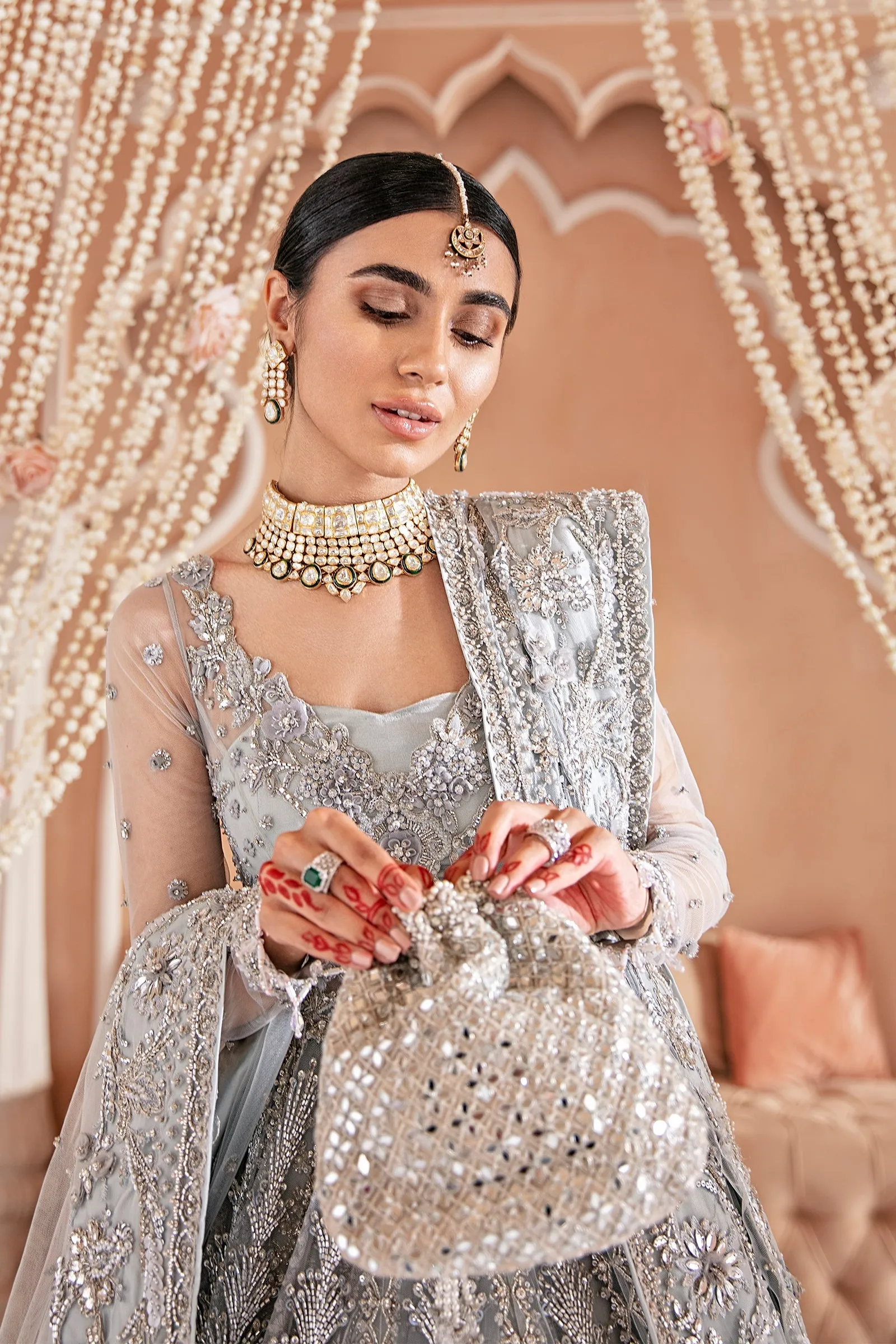 Meraki (ZB-06) | Zaha Bridal Nikkah Luxury RTW Collection | Stitched Embellished Suits