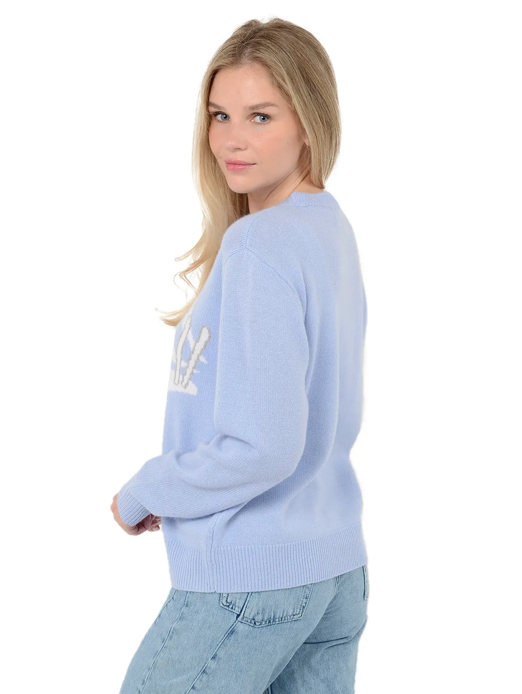 Micola Cashmere Crew Neck Sweater For Women