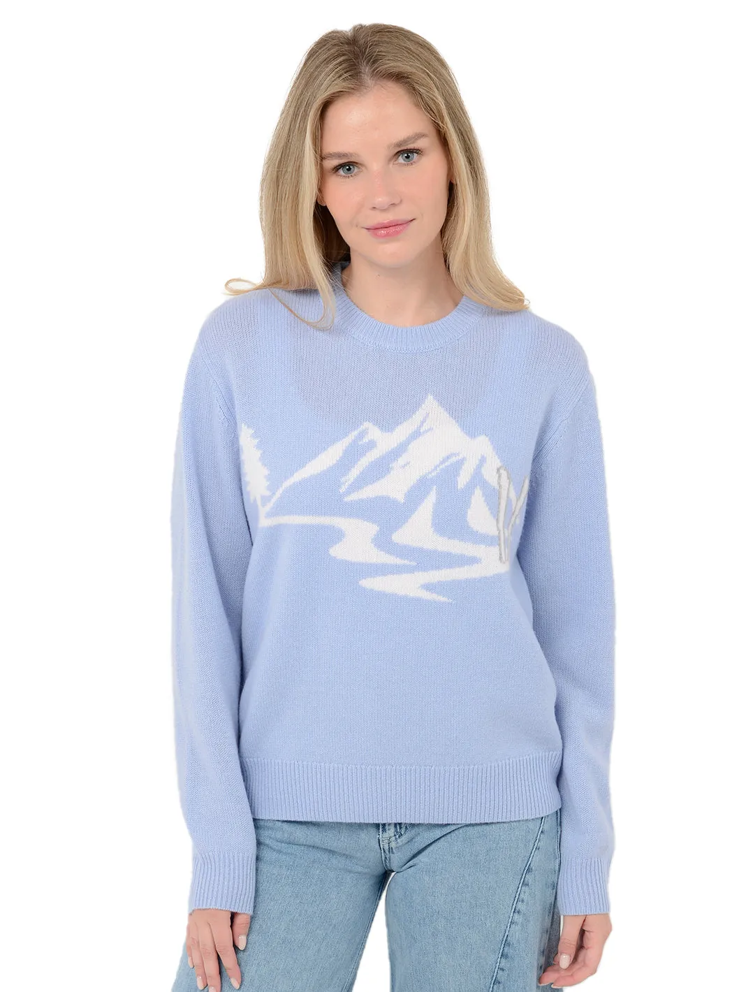 Micola Cashmere Crew Neck Sweater For Women