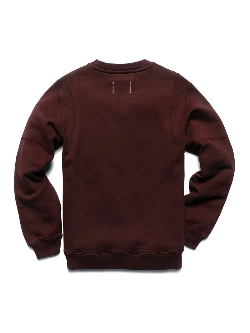 Midweight Fleece Crewneck Crimson