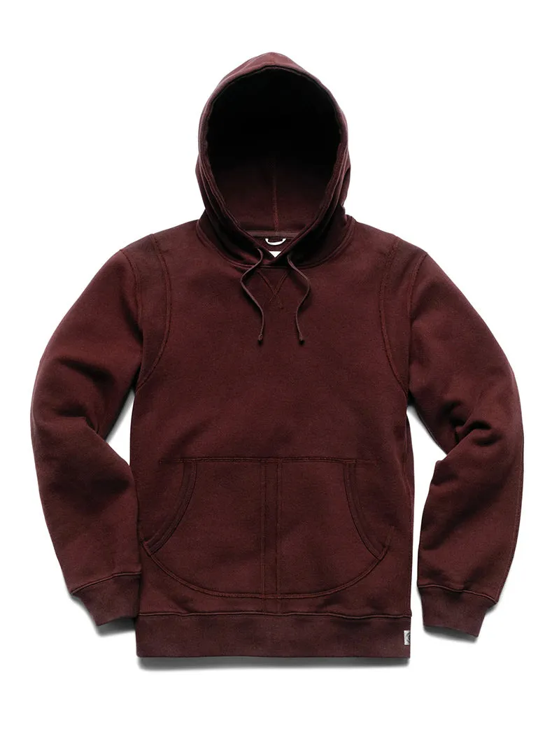 Midweight Fleece Pullover Hoodie Crimson