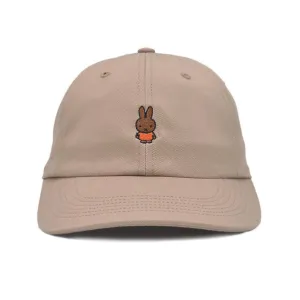 miffy sixpanel hat Khaki