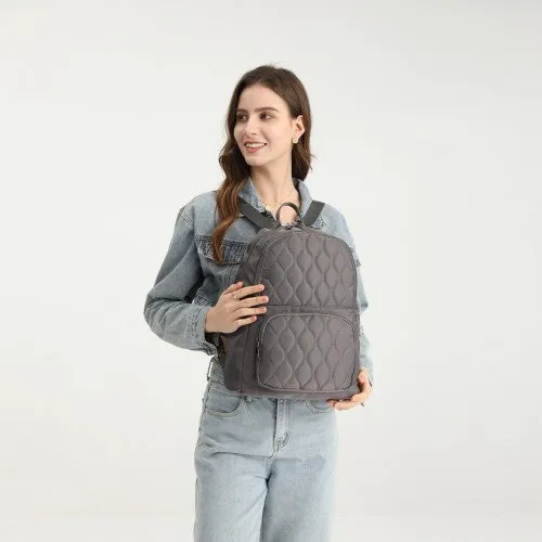 Miss Lulu Casual Lightweight Ladies Backpack - Black