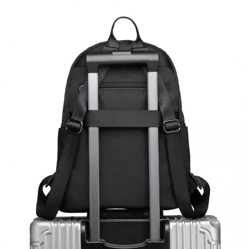 Miss Lulu Casual Lightweight Ladies Backpack - Black