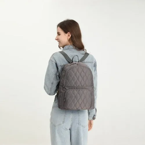 Miss Lulu Casual Lightweight Ladies Backpack - Black