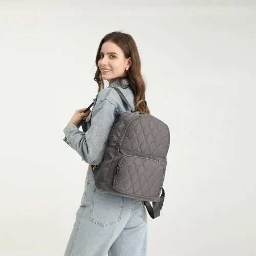 Miss Lulu Casual Lightweight Ladies Backpack - Black