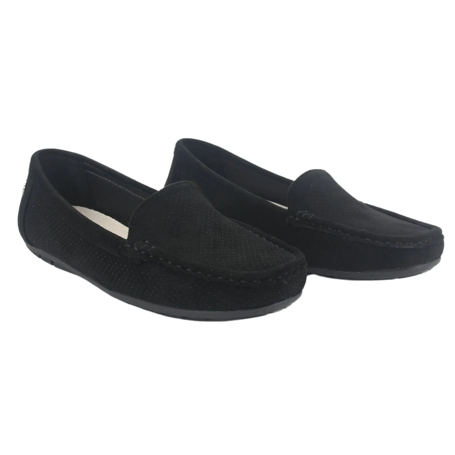 Mocasin Chalada Mujer Nautico-2 Negro Casual