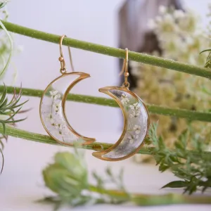 Moon Flower Earrings