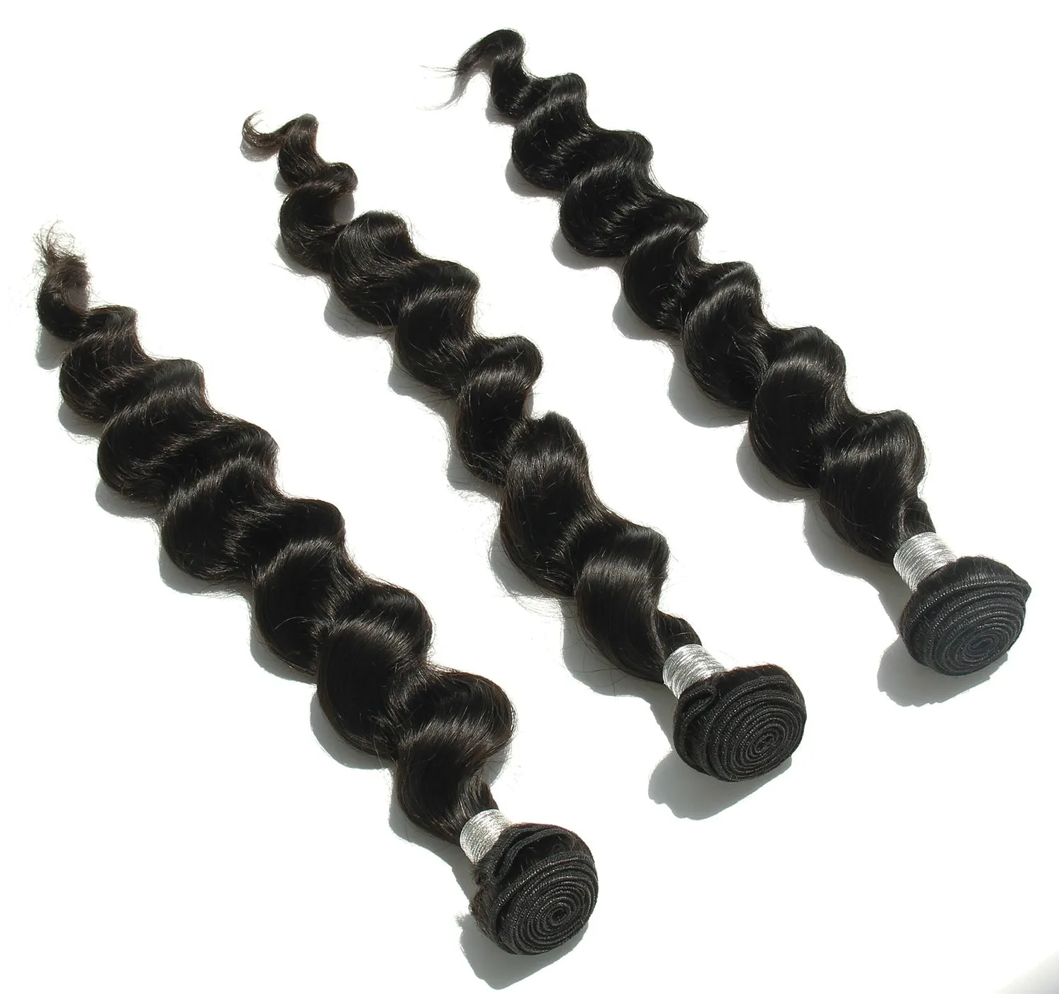 Ms Fenda 100% Brazilian Human Hair Bundle Loose Wave Weaving Weft (1 bundle)