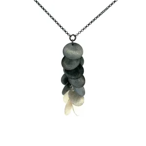 Mysterium Collection 2-Tone "Circles Cluster" Necklace