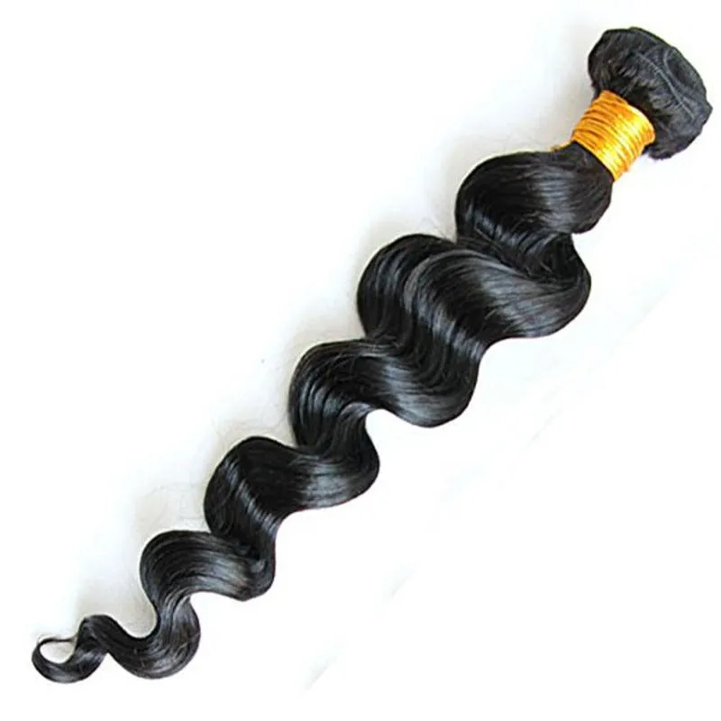 Natural Black Loose Wave 100% Human Hair
