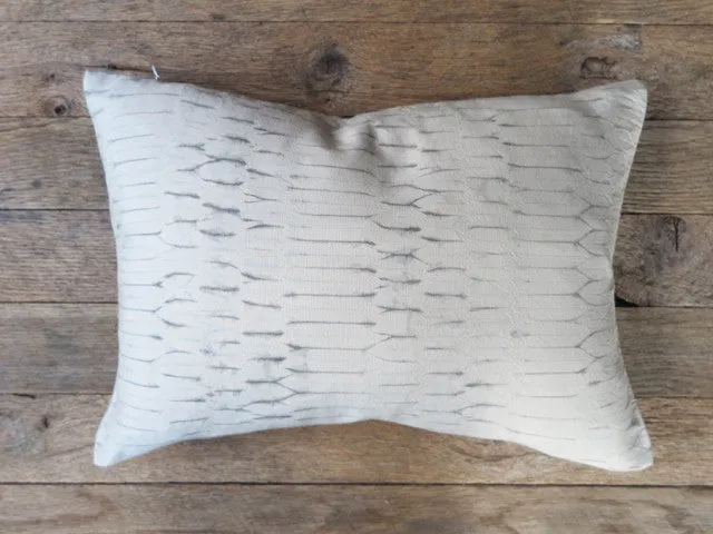 natural shibori one of a kind pillow - Noon Design Studio