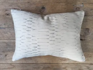 natural shibori one of a kind pillow - Noon Design Studio