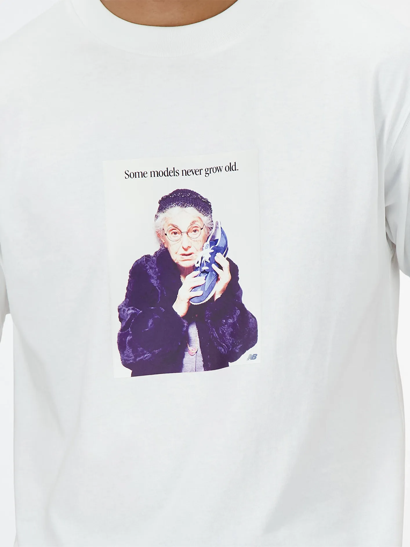 NB Athletics Models Never Age Relaxed Tee "White"