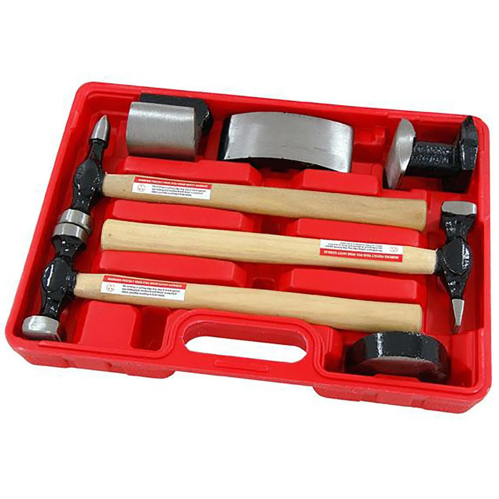 Neilsen Panel Beating Set Car Body Repair Kit Dent Hammer Automotive Garage 7pc