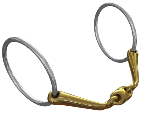 Neue Schule Starter Loose Ring  Bradoon Bit 55 mm rings