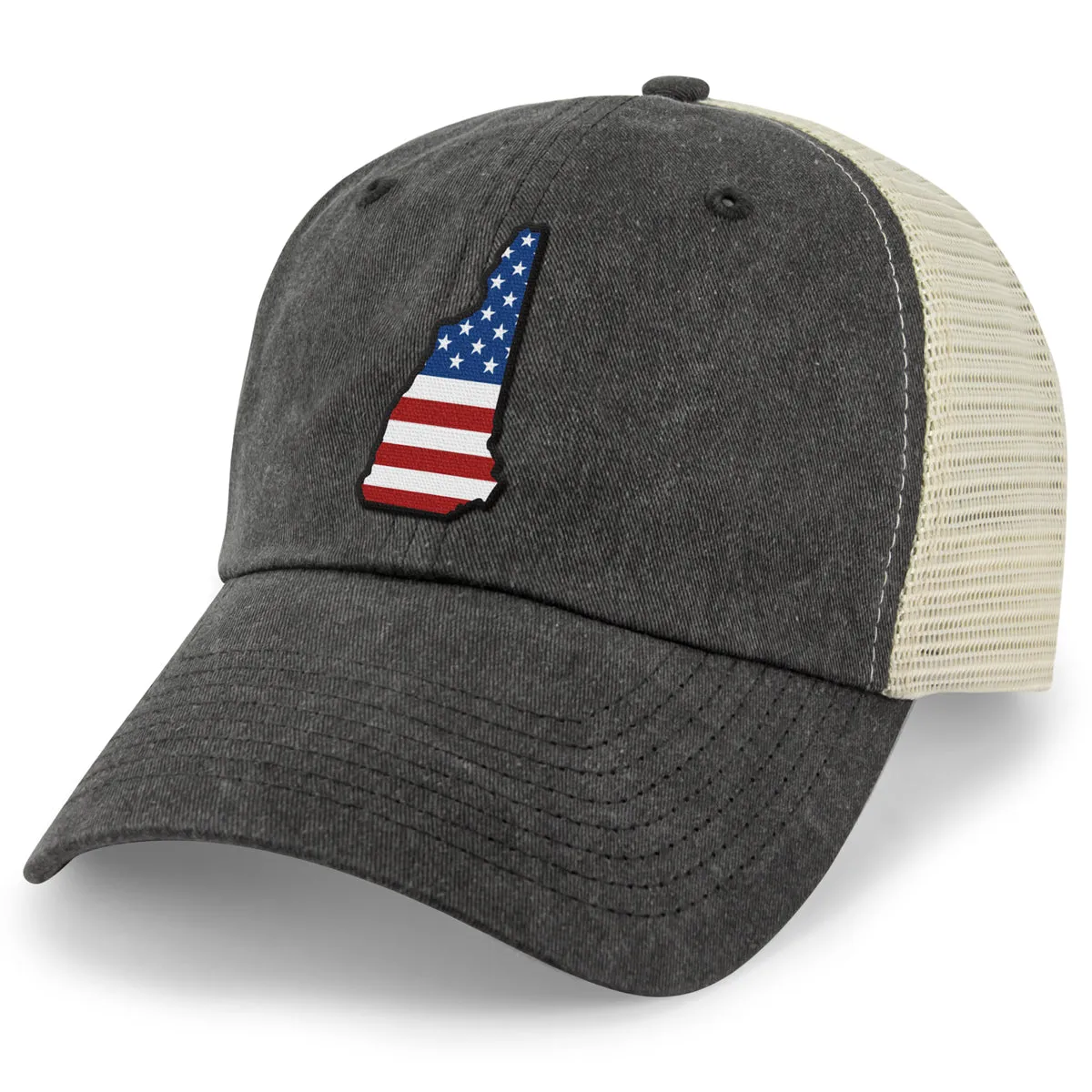 New Hampshire USA Patch Relaxed Trucker