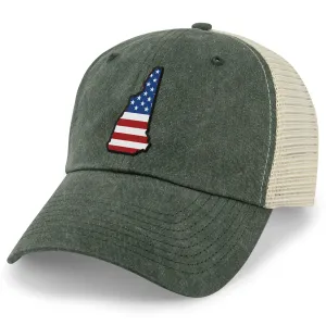 New Hampshire USA Patch Relaxed Trucker