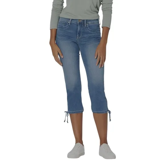 NEW NYDJ Drawstring Hem Stretch Capri Jeans Sz. 20W