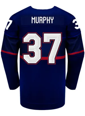 Nike USA Hockey Abbey Murphy Away 2022 Olympic Jersey