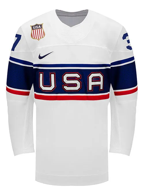 Nike USA Hockey Abbey Murphy Home 2022 Olympic Jersey