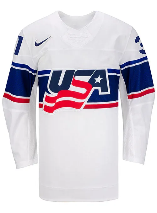 Nike USA Hockey Aerin Frankel Home Jersey