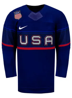 Nike USA Hockey Away 2022 Olympic Jersey