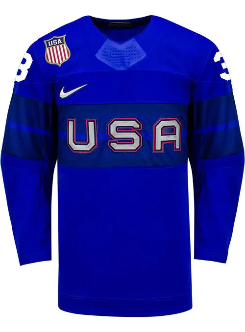Nike USA Hockey Cayla Barnes Alternate 2022 Olympic Jersey