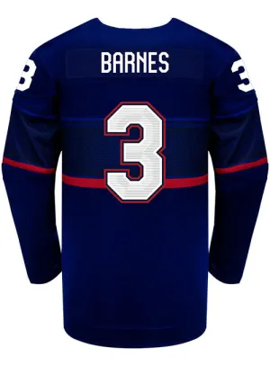 Nike USA Hockey Cayla Barnes Away 2022 Olympic Jersey