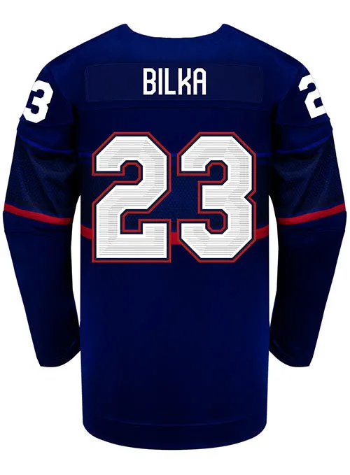 Nike USA Hockey Hannah Bilka Away 2022 Olympic Jersey