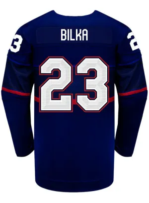 Nike USA Hockey Hannah Bilka Away 2022 Olympic Jersey