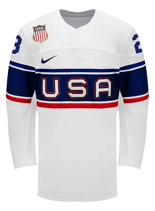 Nike USA Hockey Hannah Bilka Home 2022 Olympic Jersey