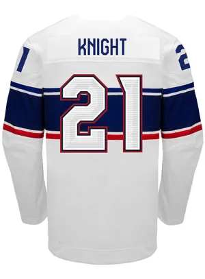 Nike USA Hockey Hilary Knight Home 2022 Olympic Jersey