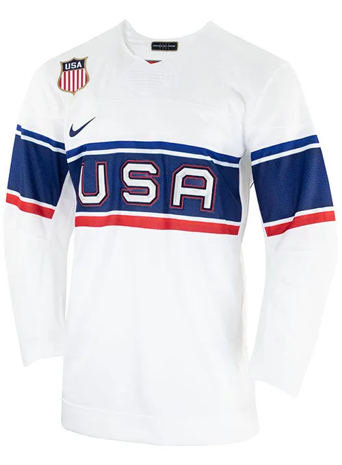 Nike USA Hockey Home 2022 Olympic Jersey