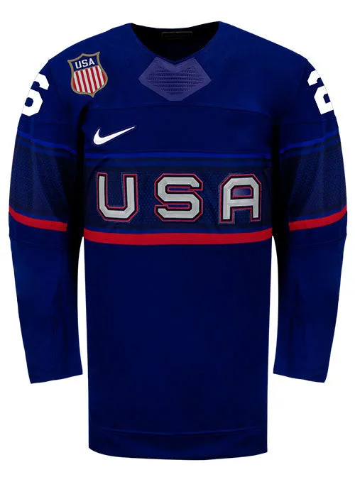 Nike USA Hockey Kendall Coyne Away 2022 Olympic Jersey