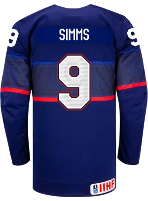 Nike USA Hockey Kirsten Simms Away Jersey