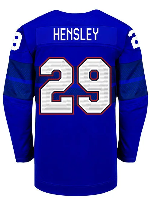 Nike USA Hockey Nicole Hensley Alternate 2022 Olympic Jersey